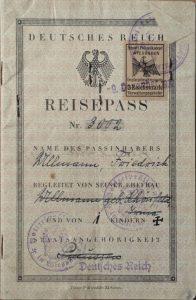 Reisepass Friedrich Ullmann, Irma Ullman, Lutz Ullmann