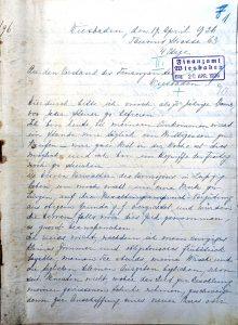 Brief Julia Volkening